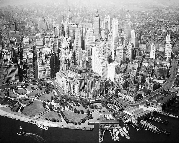 Lower Manhattan and Battery Park, Manhattan, <i>June 16, 1937</i>